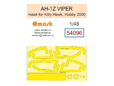 Bell Ah-1 Z Viper - Mask Set (For Kitty Hawk And Hobby 2000 Kits) - image 1