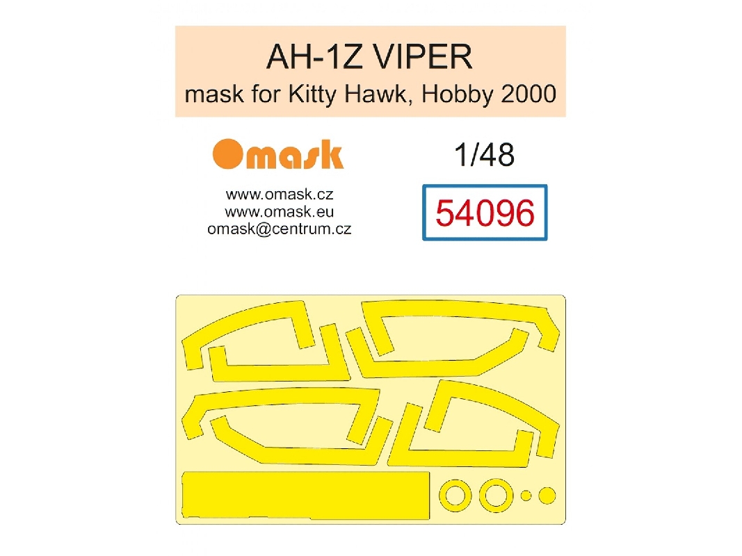 Bell Ah-1 Z Viper - Mask Set (For Kitty Hawk And Hobby 2000 Kits) - image 1