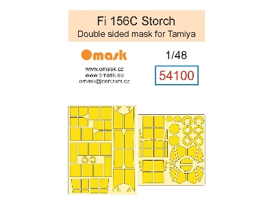 Fieseler Fi 156 C Storch - Double Sided Mask Set (For Tamiya Kits) - image 1