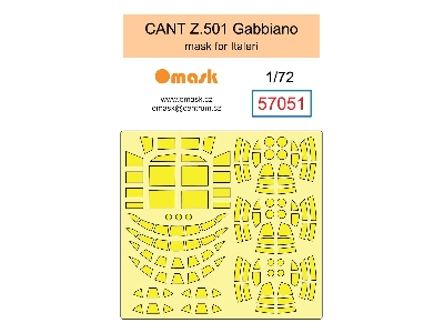 Cant Z.501 Gabbiano - Mask Set (For Italeri Kits) - image 1