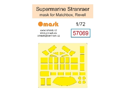 Supermarine Stranraer - Mask Set (For Matchbox And Revell Kits) - image 1