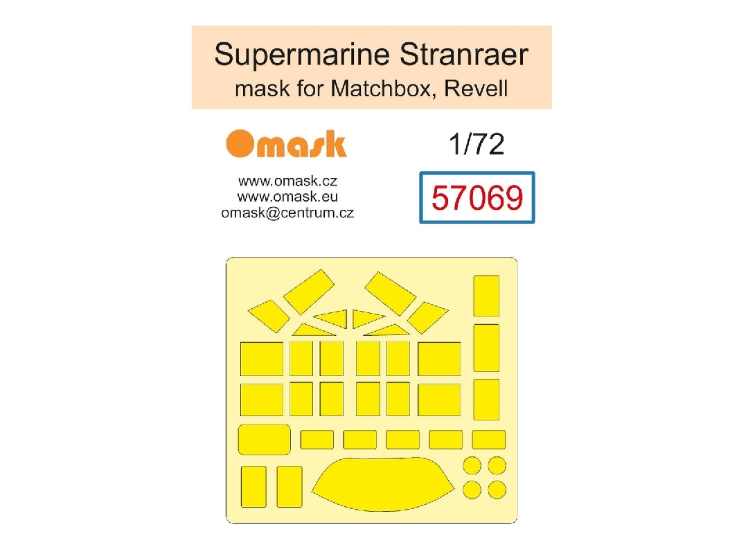 Supermarine Stranraer - Mask Set (For Matchbox And Revell Kits) - image 1