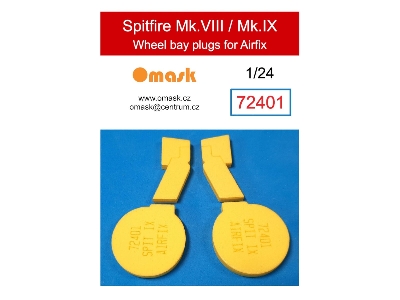 Supermarine Spitfire Mk. Viii / Mk. Ix - Wheel Bay Plugs (For Airfix Kits) - image 1