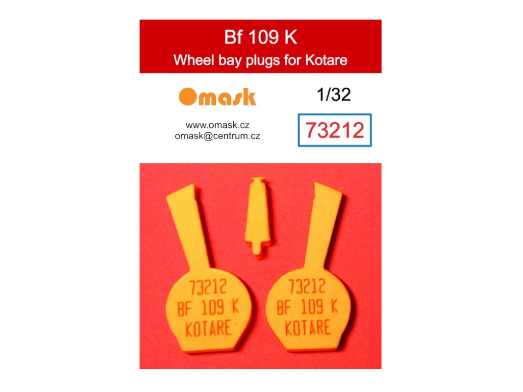 Messerschmitt Bf-109 K - Wheel Bay Plugs (For Kotare Kits) - image 1