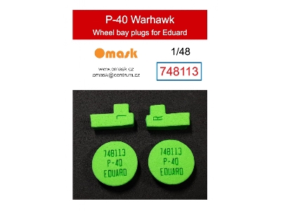 Curtiss P-40 Warhawk - Wheel Bay Plugs (For Eduard Kits) - image 1