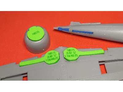 Mitsubishi A6m5 Zero Model 52 - Wheel Bay Plugs (For Finemolds Kits) - image 2