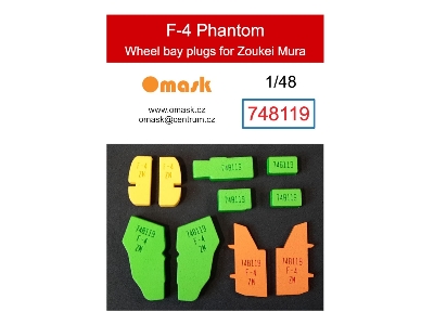 Mcdonnell Douglas F-4 Phantom - Wheel Bay Plugs (For Zoukei Mura Kits) - image 1
