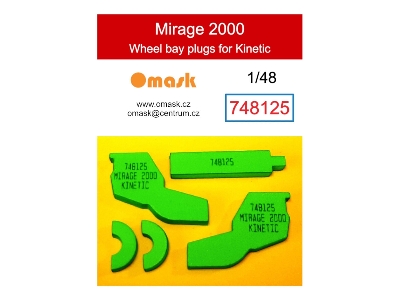 Dassault Mirage 2000 - Wheel Bay Plugs (For Kinetic Kits) - image 1
