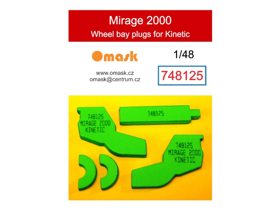 Dassault Mirage 2000 - Wheel Bay Plugs (For Kinetic Kits) - image 1