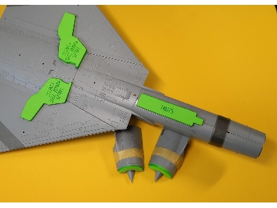 Dassault Mirage 2000 - Wheel Bay Plugs (For Kinetic Kits) - image 2