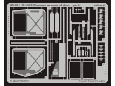 M-1025 armoured door 1/35 - Academy Minicraft - image 1