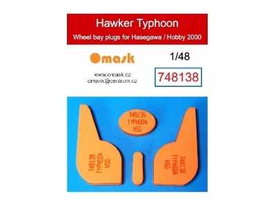 Hawker Typhoon - Wheel Bay Plugs (For Hasegawa And Hobby 2000 Kits) - image 1