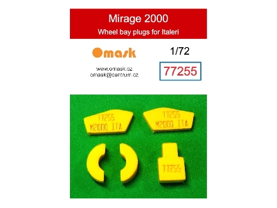 Dasasault Mirage 2000 - Wheel Bay Plugs (For Italeri Kits) - image 1