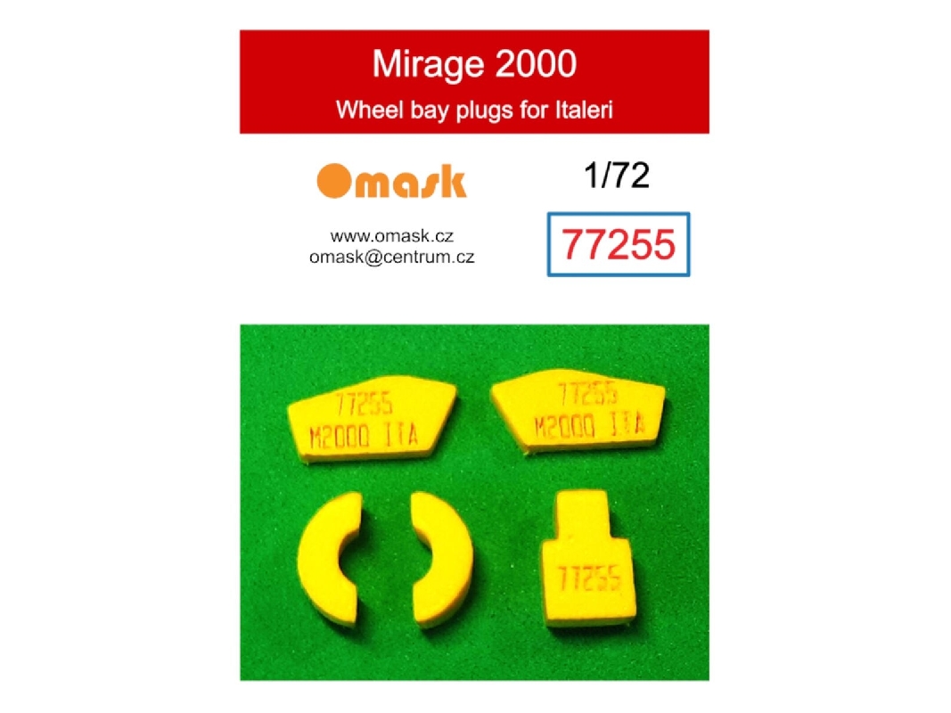 Dasasault Mirage 2000 - Wheel Bay Plugs (For Italeri Kits) - image 1