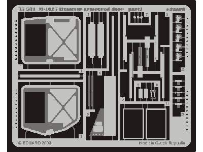 M-1025 armoured door 1/35 - Academy Minicraft - image 2