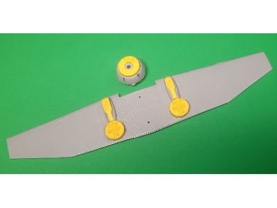 Reggiane Re.2000 - Ga Wheel Bay Plugs (For Italeri Kits) - image 2