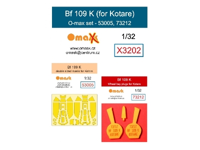 Messerschmitt Bf-109 K - O-max Set (For Kotare Kits) - image 1