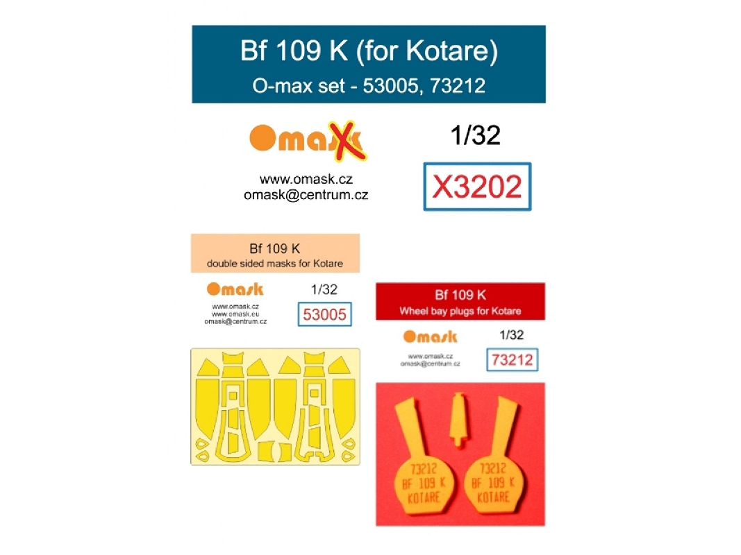 Messerschmitt Bf-109 K - O-max Set (For Kotare Kits) - image 1