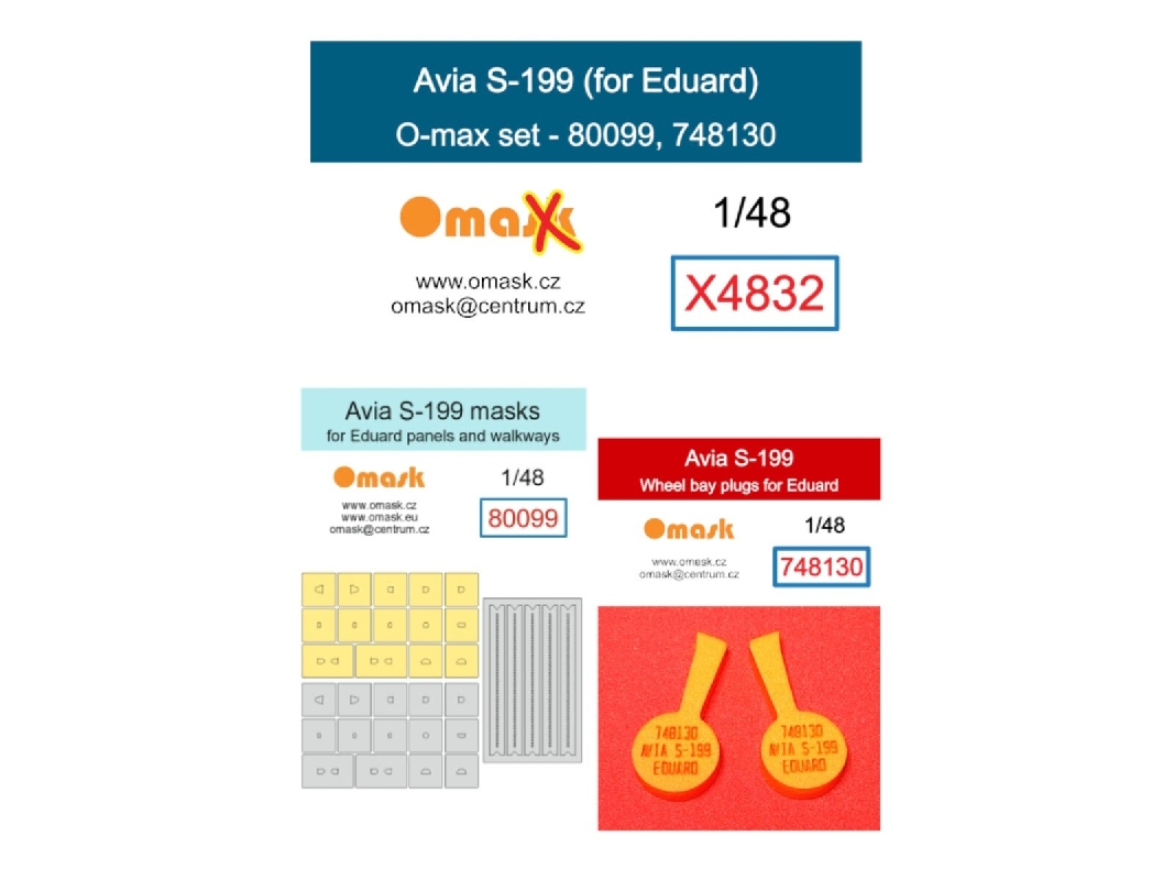 Avia S-199 - O-max Set (For Eduard Kits) - image 1