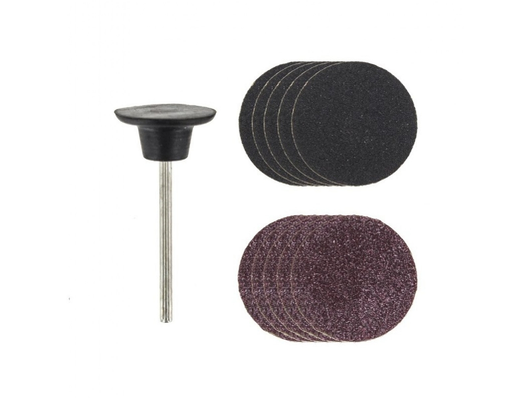 Rubber Pad & 5 Coarse / 5 Fine Discs - image 1