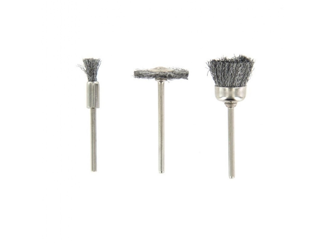 Assorted Steel Brushes (3 Pcs) - image 1