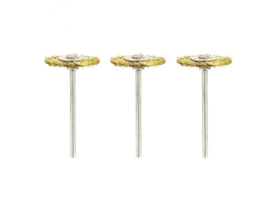 Brass Wheel Brushes (3 Pcs) - image 1