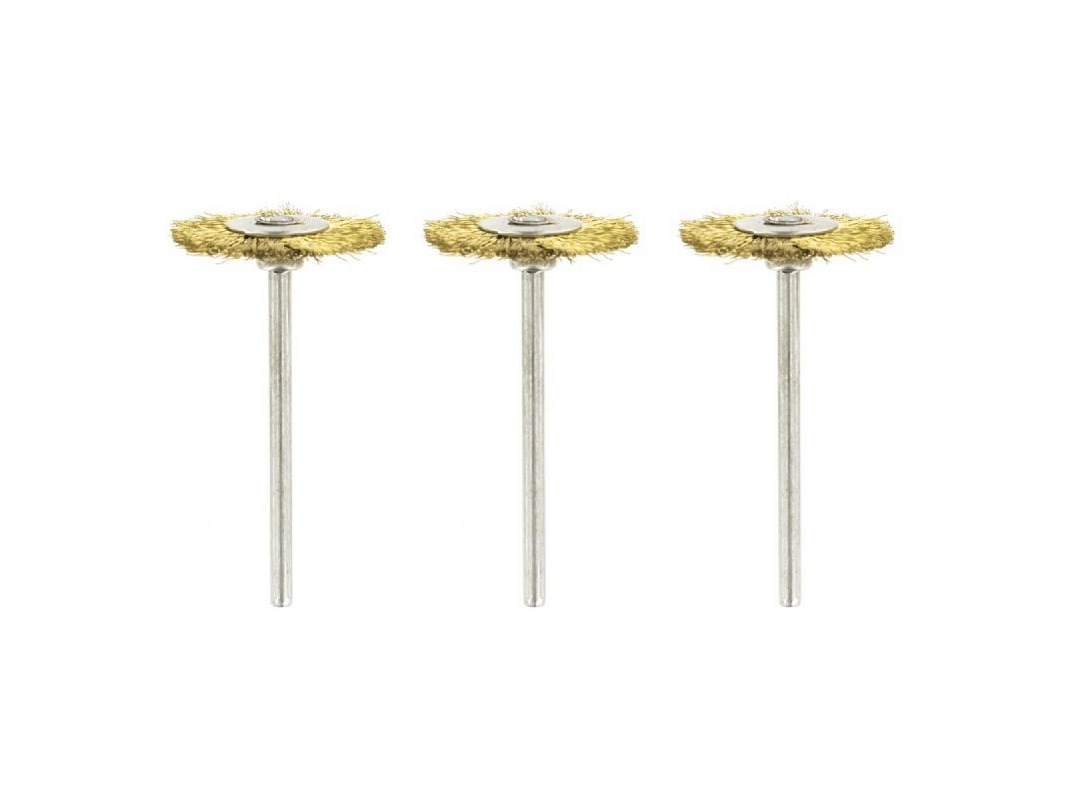 Brass Wheel Brushes (3 Pcs) - image 1