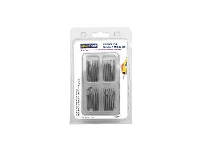Hss Carving & Milling Set (24 Pcs) - image 1