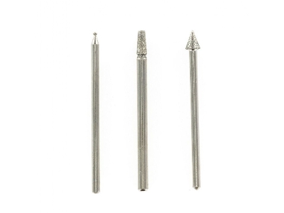 Diamond Burrs (Round) (3 Pcs) - image 1