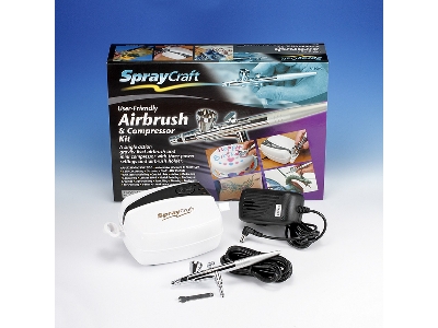 Sp30kc-eu Gravity Feed Airbrush And Compressor Kit - image 1