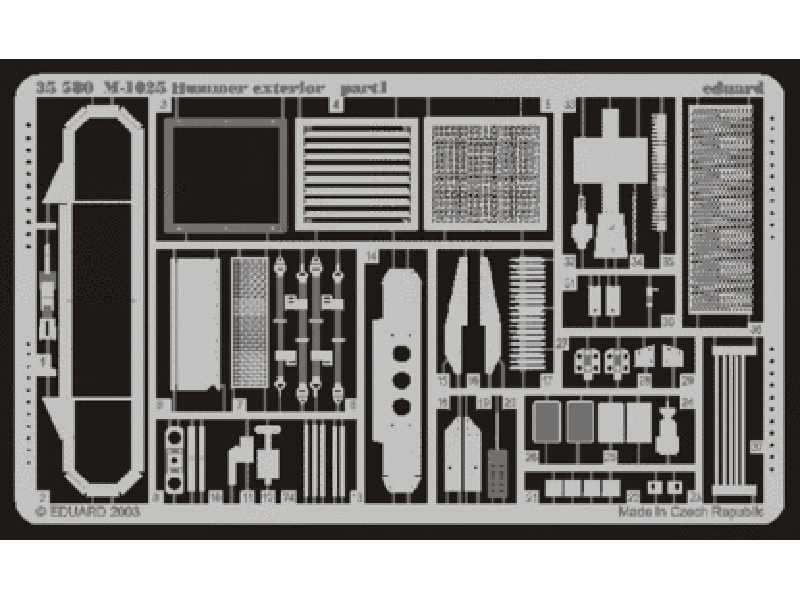 M-1025 exterior 1/35 - Academy Minicraft - image 1