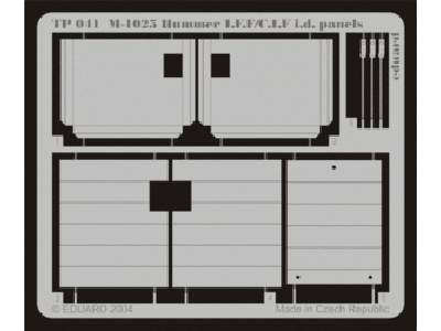 M-1025 I. F.F. /C. I.F.  i. d. panels 1/35 - Academy Minicraft - image 1