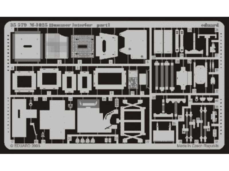 M-1025 interior 1/35 - Academy Minicraft - image 1