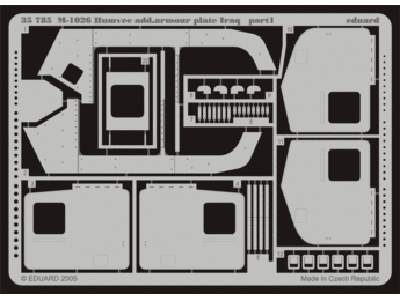 M-1026 additional armour plate Iraq 1/35 - Tamiya - image 1