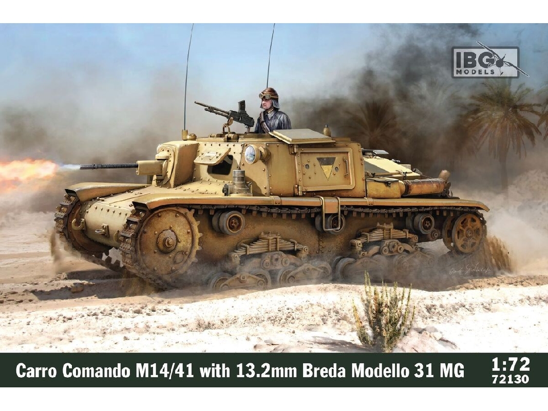 Carro Comando M14/41 With 13.2 Mm Breda Modello 31 Mg - image 1