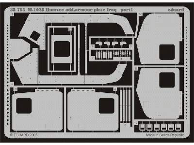 M-1026 additional armour plate Iraq 1/35 - Tamiya - image 2