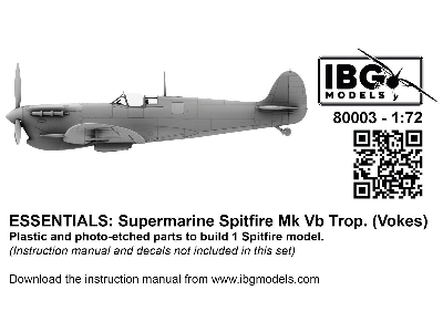 Supermarine Spitfire Mk Vb Trop. (Vokes) - Essentials Series - image 1