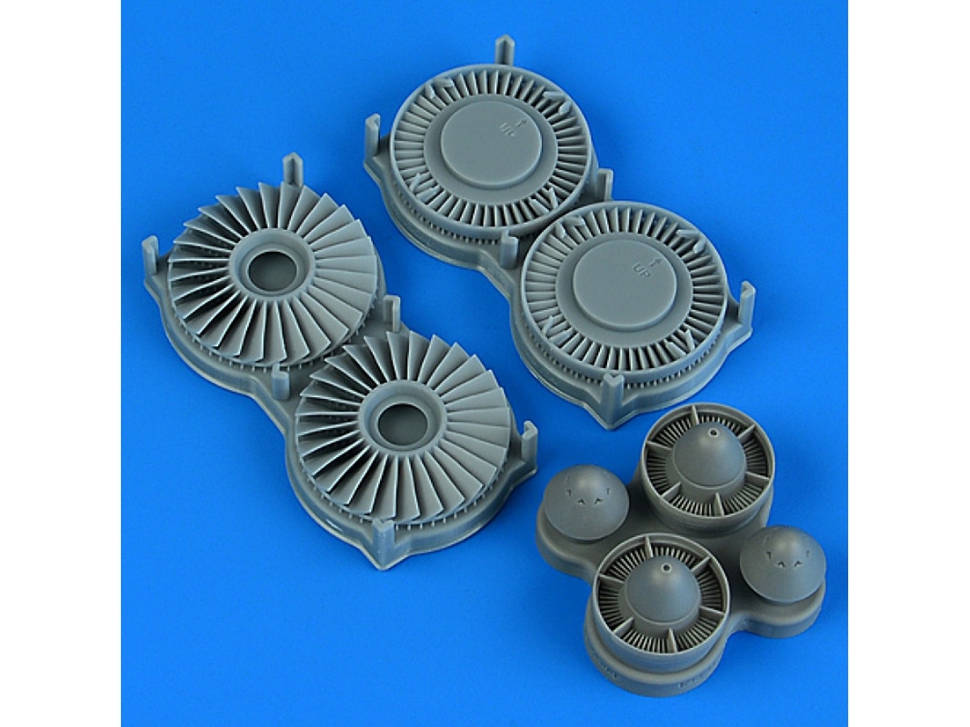 Lockheed S-3 Viking - Detailed Fan & Exhaust Turbine (For Italeri / Esci And Amt/Ertl Kits) - image 1
