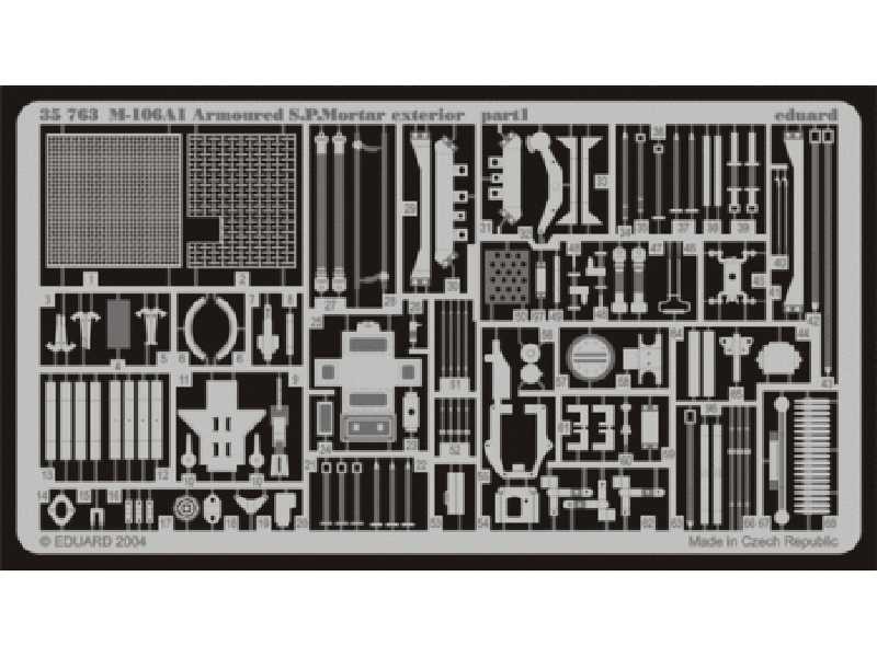 M-106A1 Armoured S. P.Mortar exterior 1/35 - Tamiya - image 1