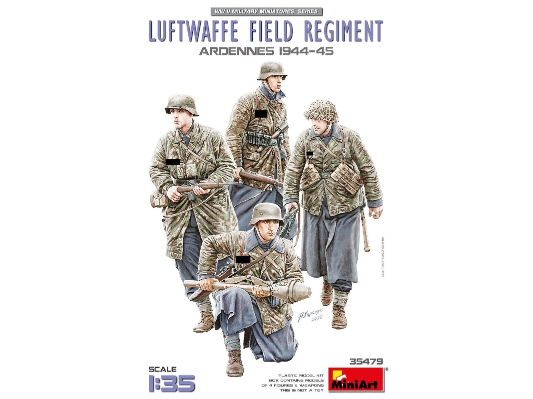 Luftwaffe Field Regiment - Ardennes 1944-1945 (4 Figures) - image 1
