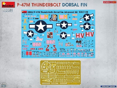 Republic P-47 M Thunderbolt - Dorsal Fin (Advanced Kit) - image 3