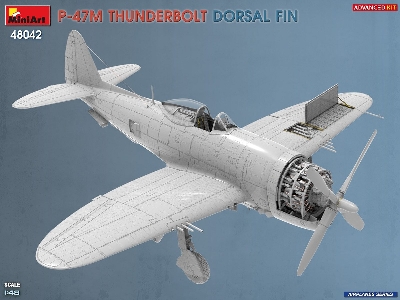 Republic P-47 M Thunderbolt - Dorsal Fin (Advanced Kit) - image 28