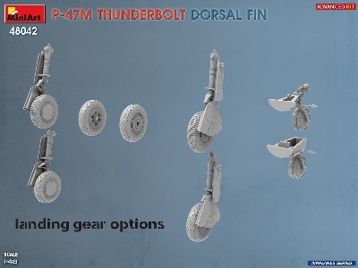Republic P-47 M Thunderbolt - Dorsal Fin (Advanced Kit) - image 33