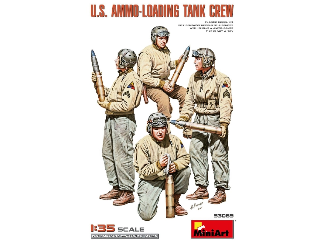 Us Ammo-loading Tank Crew - 2nd Edition (4 Figures) - image 1
