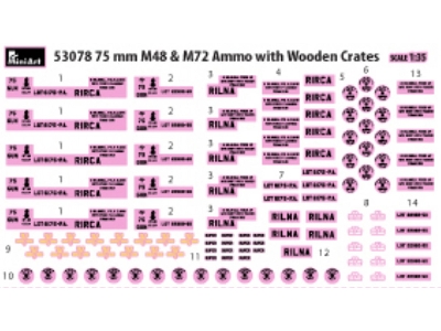 75 Mm M48 & M72 Ammo With Wooden Crates - image 4