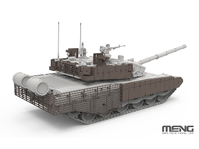 Chinese Main Battle Tank Ztz-99b With Add-on Armor & Gl6 Active Protection System - image 3