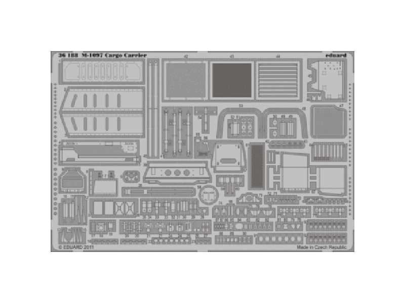 M-1097 Cargo Carrier 1/35 - Italeri - image 1