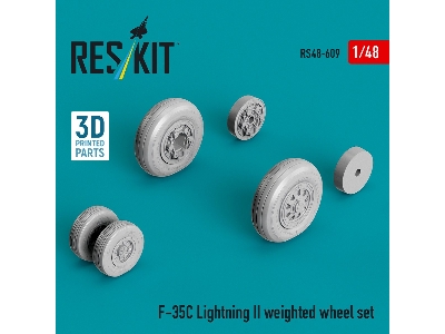 Lockheed Martin F-35 C Lightning Ii - Weighted Wheel Set (3d-printed) - image 1