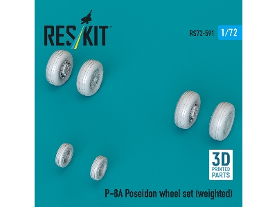 Boeing P-8 A Poseidon - Weighted Wheel Set (3d-printed) - image 1