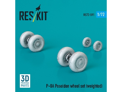 Boeing P-8 A Poseidon - Weighted Wheel Set (3d-printed) - image 2